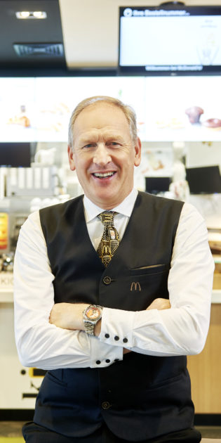 Loek Versluis von McDonald's in Lustenau