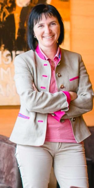 Natalie Lässer von der Sonne in Mellau