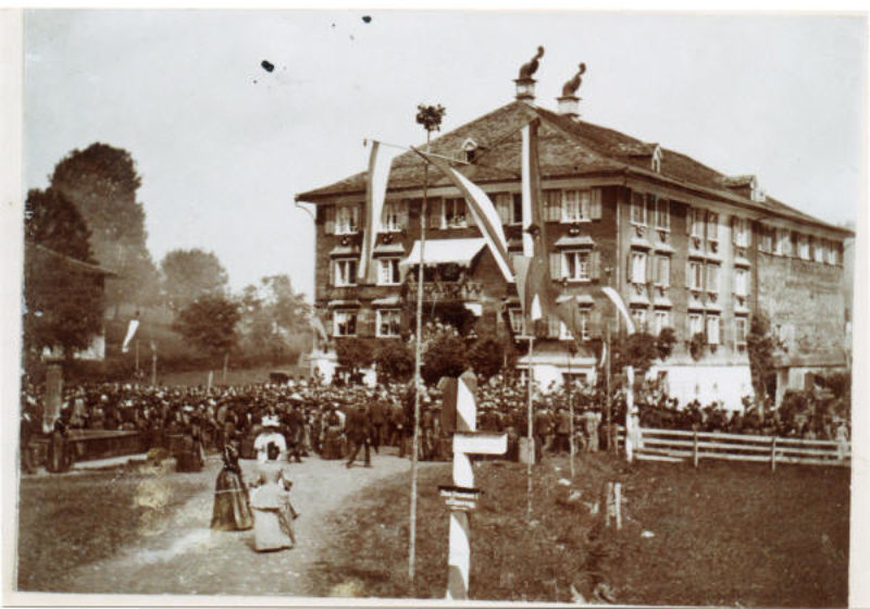 Krone, Hittisau, historische Aufnahme, (c) Krone Hittisau